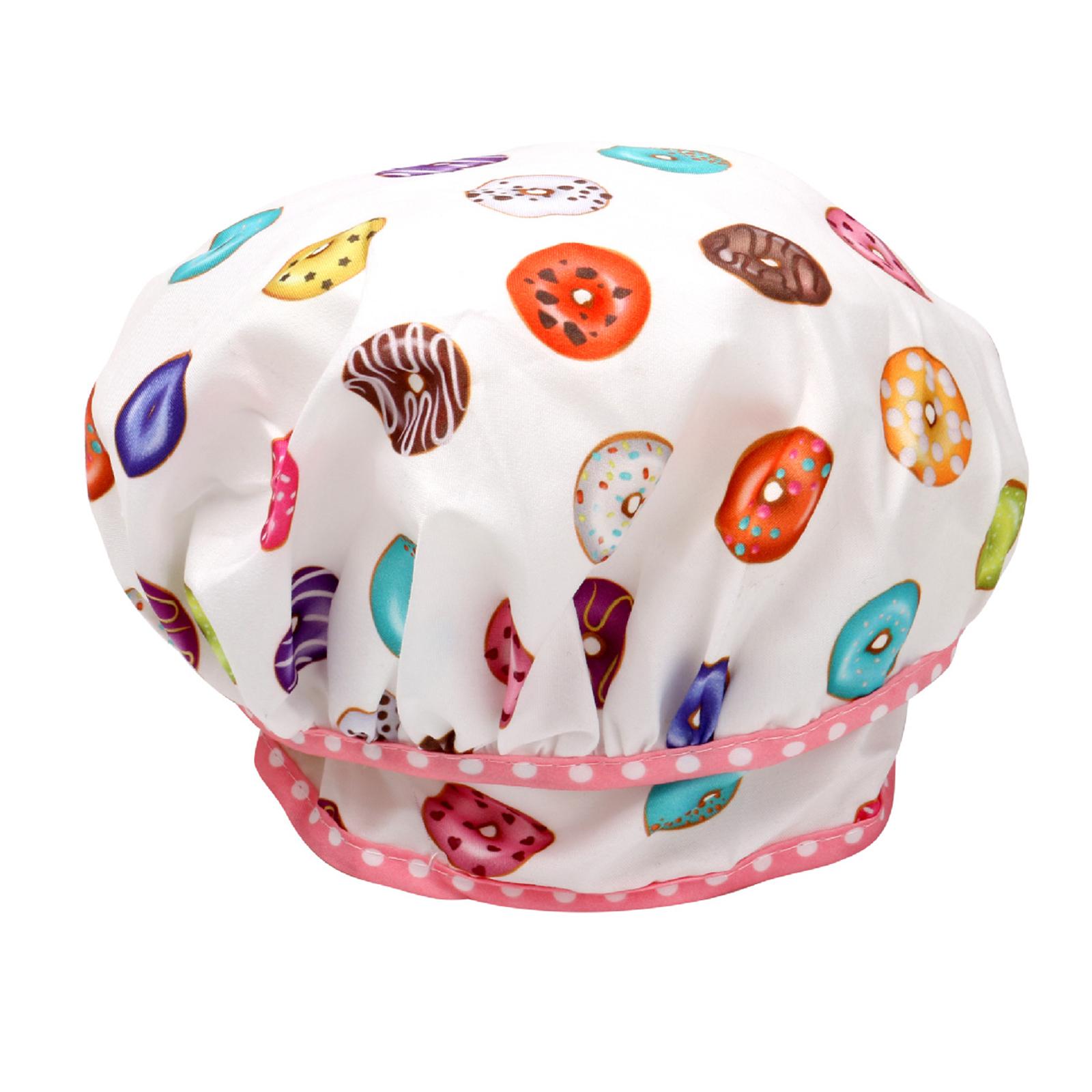 子供向けの料理ごっこ遊びセット。ドーナツ柄のエプロン、帽子、 - Kitchen Kids Baking Set のレビューと価格