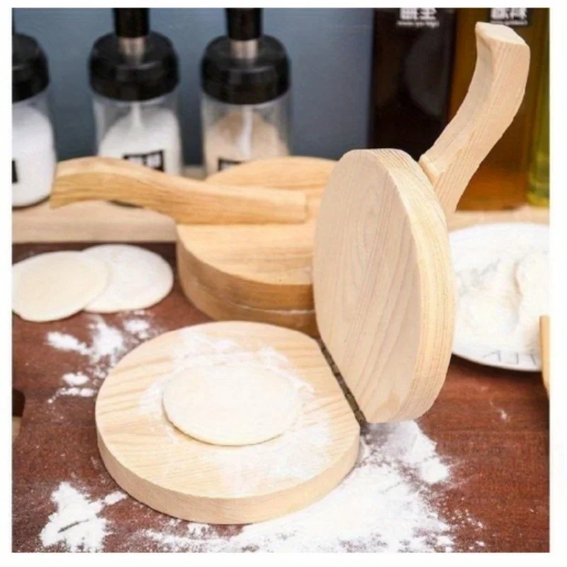 木製の手動式生地ローラー1個、トルティーヤ生地や餃子の皮を作 - Kitchen Roller Baking のレビューと価格