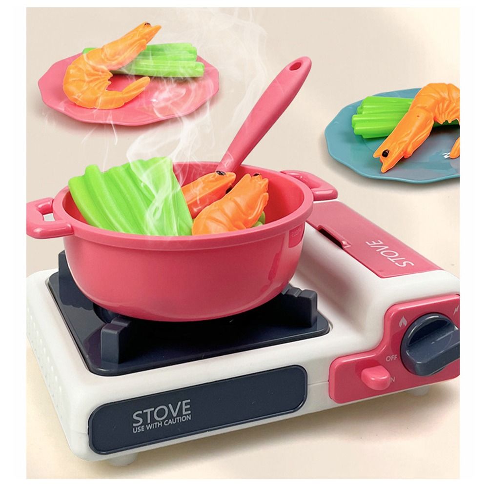 マルチカラーキッズクッキングプレイセットプラスチックガススト - Kitchen Kids Baking Set のレビューと価格